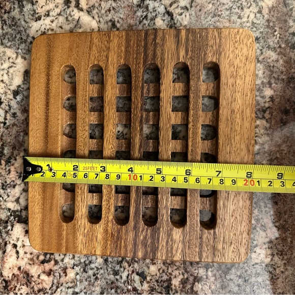 3 Wood Trivet, Hot Plates set - Picture 3 of 10